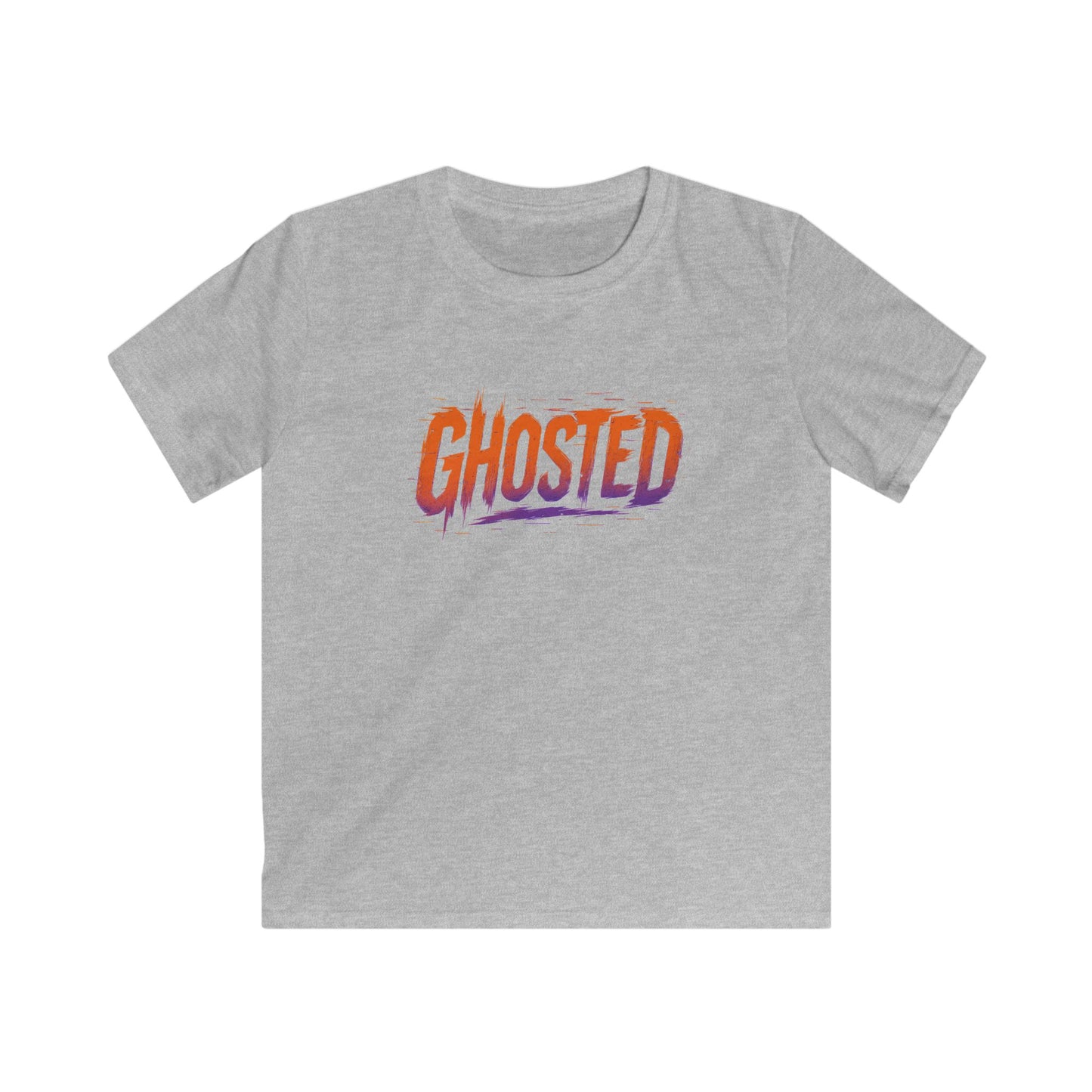 Kids Halloween Tee Ghosted Design Softstyle