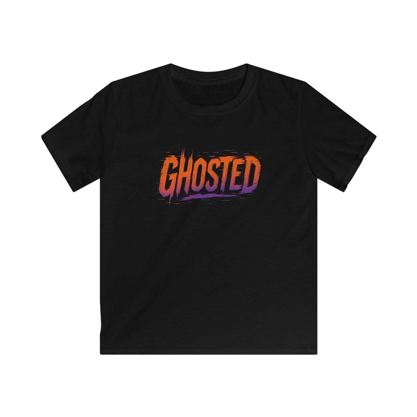 Kids Halloween Tee Ghosted Design Softstyle