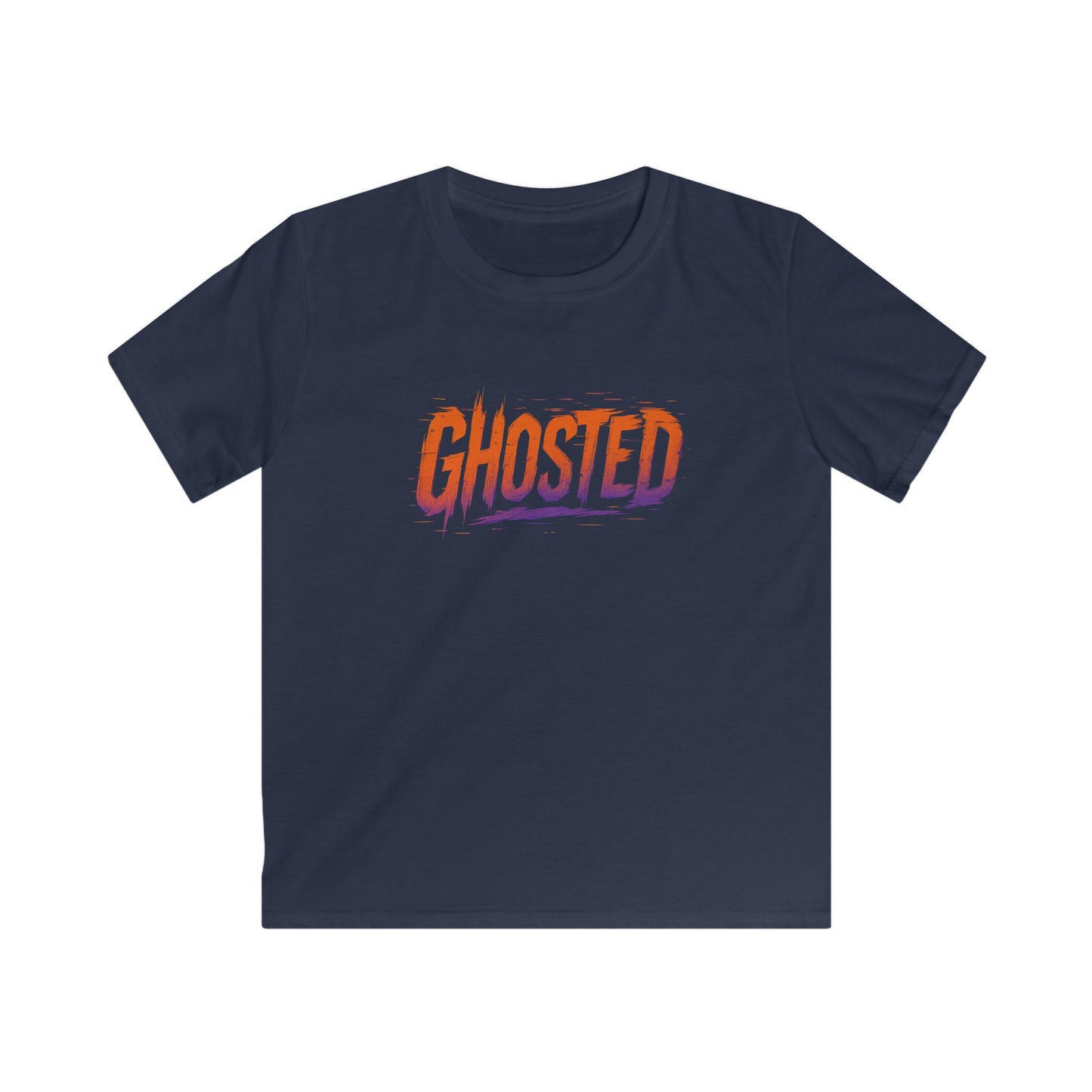 Kids Halloween Tee Ghosted Design Softstyle