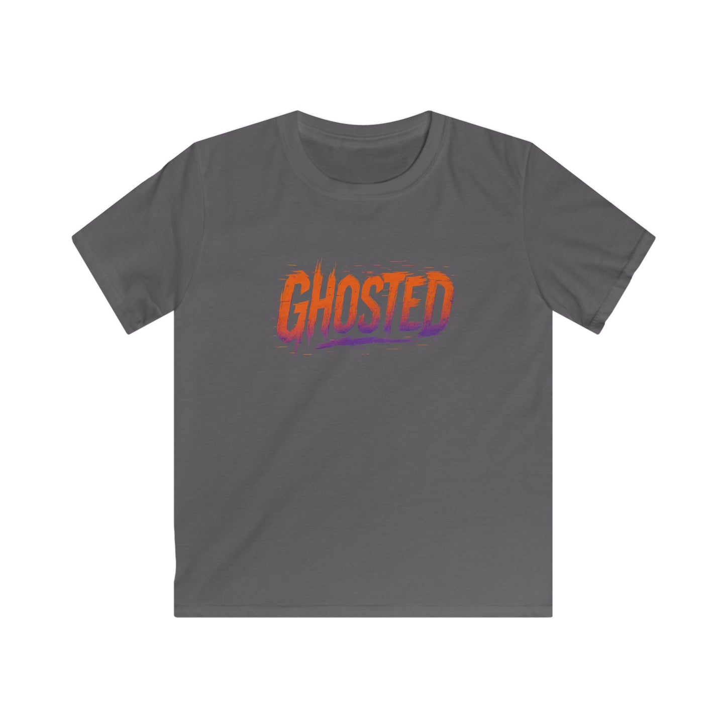Kids Halloween Tee Ghosted Design Softstyle