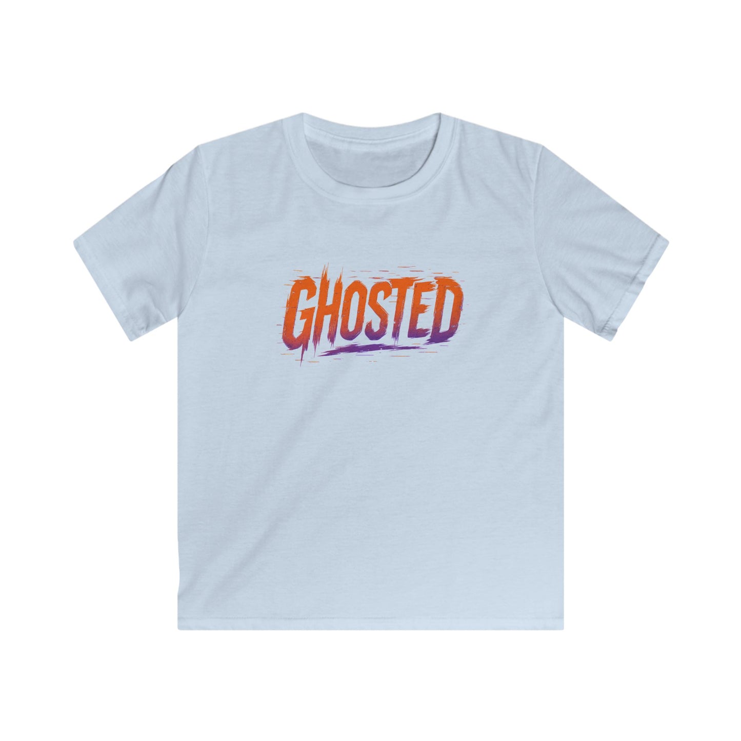 Kids Halloween Tee Ghosted Design Softstyle