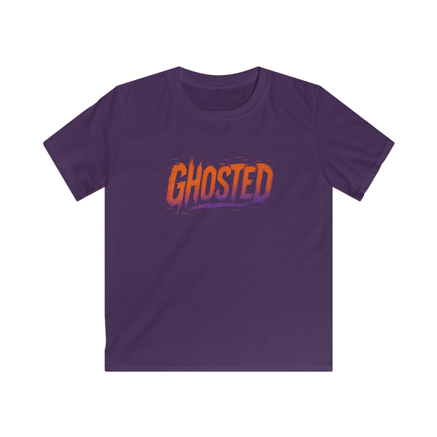 Kids Halloween Tee Ghosted Design Softstyle